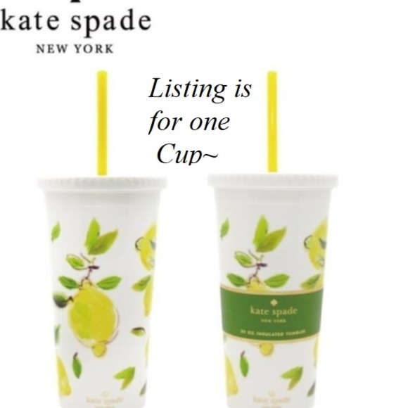 kate spade Accessories Kate Spade 2 Oz Lemon Tumbler Last One